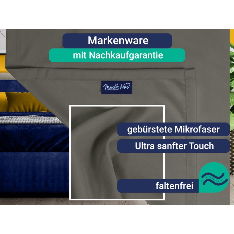 Marie´s Home Velvety Soft 1614.2354 Bed Sheet 180 x 275