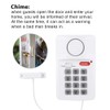 ASHATA Door Alarm System,Home Security Emergency Keypad Alarm Siren Home