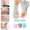 JYNXOR 3 Pairs Gel Heel Socks Soft Moisturising Socks Gel