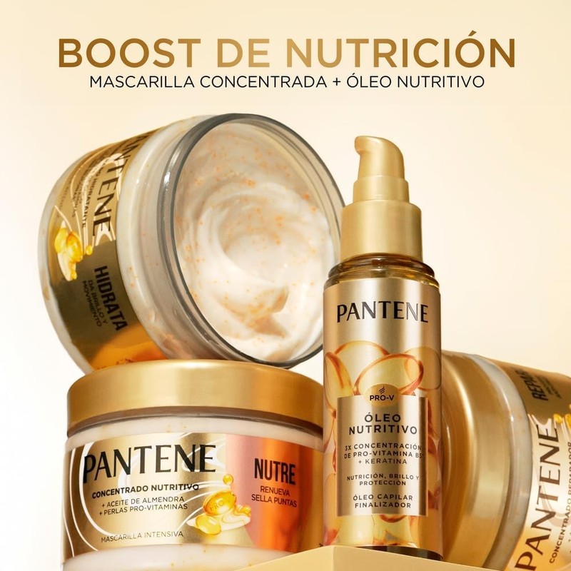 Pantene Aceite Para Cabello Nutre, Protege, Da Brillo Y Antifrizz