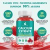 Sugar Free Calcium Citrate 1200mg with Vitamin D3 Supplements Gummies,