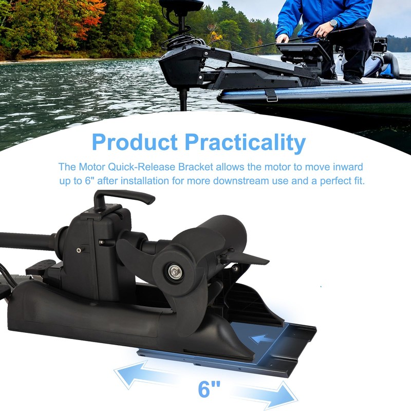 1854035 MKA-16-03 Trolling Motor Quick Release Bracket Trolling Motor Mount