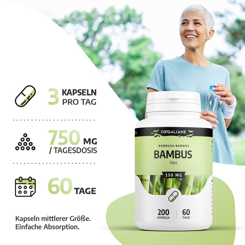 Bamboo Tabashir 200 Capsules 250mg