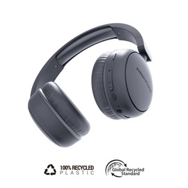 Energy Sistem HeadTuner Bluetooth Headphones with FM Radio (100% Recycled Plastic, MP3 Player and Micro SD Player, Bluetooth Technology) - Black