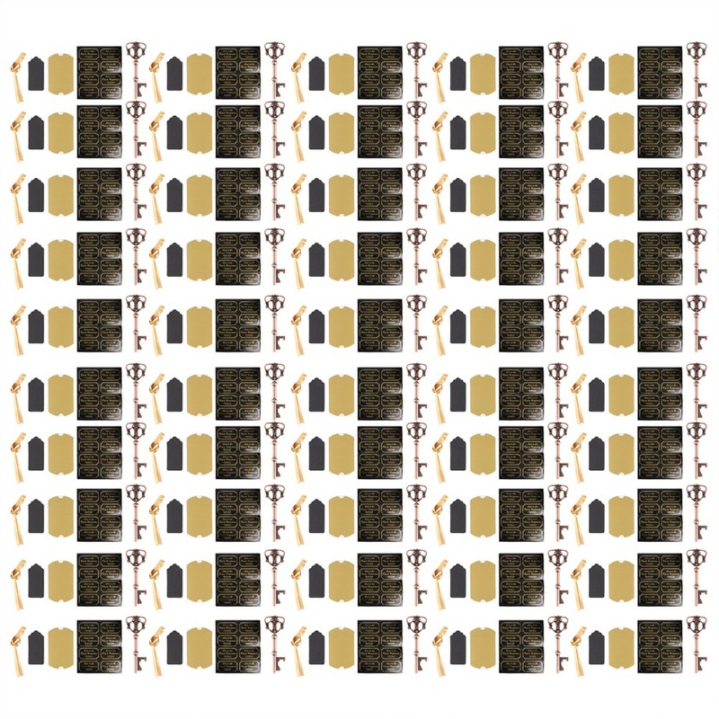 50Pcs European Style Zinc Alloy Key Shape Wedding Beer Bottle