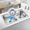 Strainer Drain Plug Set of 2 - 7.8 cm Stainless