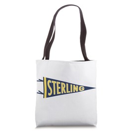 Sterling Illinois IL Pennant Flag Sterling Warriors Tote Bag