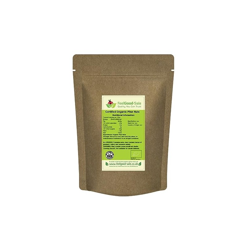 500g Organic Certified Pine Nuts