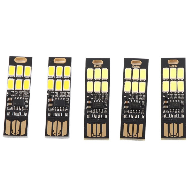 5PCS USB Night Light Stepless Dimming Touch Sensor Switch Mini