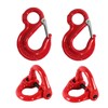 2Pcs Sling Hook with Hammerlock, Caravan Trailer Chain Connecting Extend