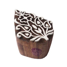 Fabric Wood Stamps Floral Paisley Pattern Printing Blocks