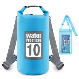 Artmitz 10L Waterproof Dry Bag for Kayaking Swimming Boating Camping Hiking, blue, Outdoor