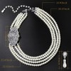 BABEYOND Collar de perlas Gatsby de los años 20, collar