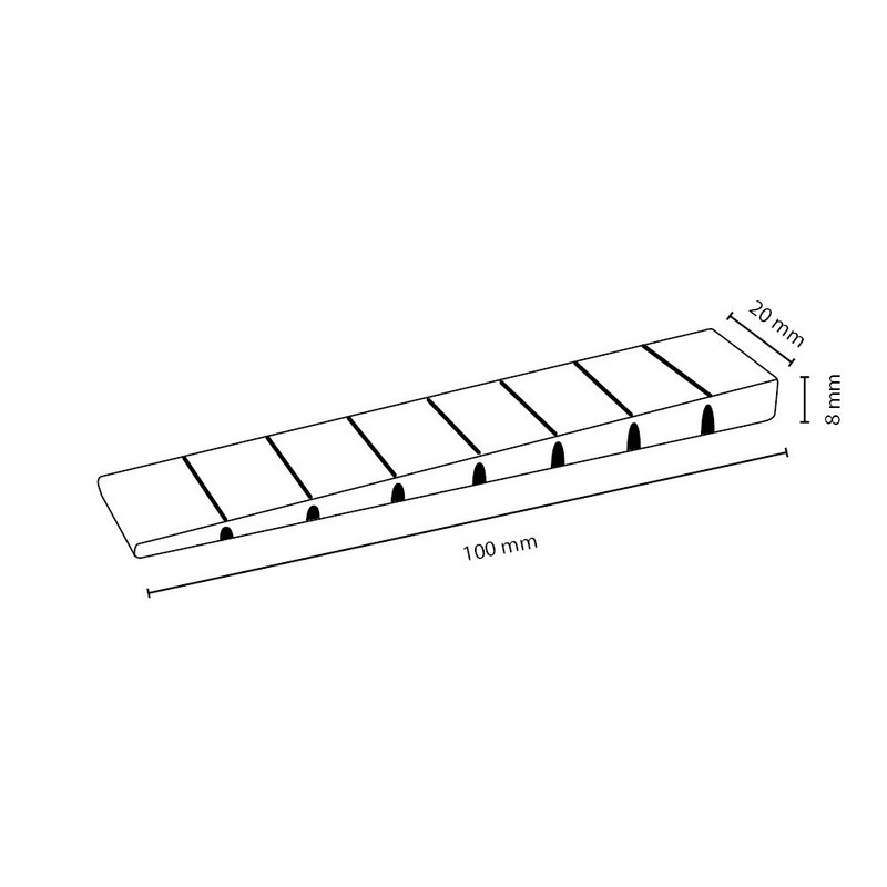 100 x Furniture Levelers/Alignment Shim Wedge | Custommizable Rated Break
