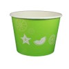 32 oz Yogurt Paper Cups- 600 Count (Lime Green Fruit