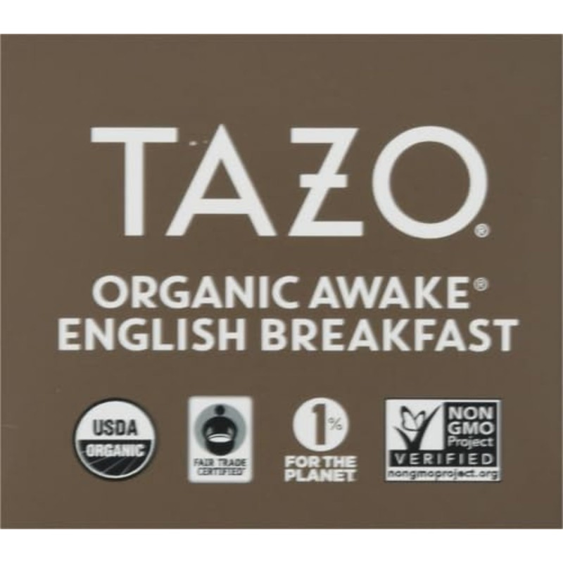 TAZO Organic Awake English Breakfast Black Tea, Black tea with