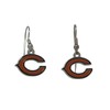Pro Specialties Group Chicago Bears Earrings J-Hook Logo
