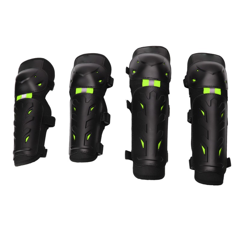 4PCS Knee Pads Elbow Pads Night Luminous Knee Protective Gear