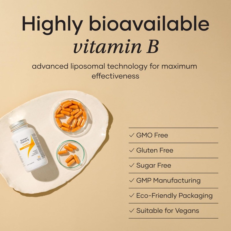 Coyne Biomax – Vitamin B Complex – High Absorption Liposomal