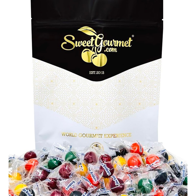 SweetGourmet Assorted Jaw Busters Jawbreakers Wrapped Hard Candy | 2