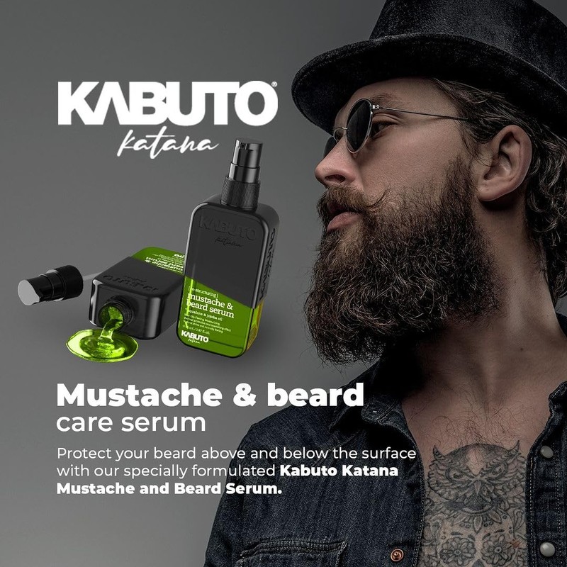 Kabuto Katana Mustache & Beard Care Serum