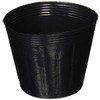 Daiichi Vinyl Poly Pot [Black] (Pack of 20) 4.1"