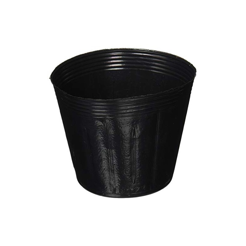 Daiichi Vinyl Poly Pot [Black] (Pack of 20) 4.1"