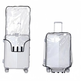 MAODUV Suitcase Cover Protectors Clear PVC Luggage Cover for Wheeled Suitcase Waterproof Travel Suitcase Cover (20" (13.8" L x 9.1" W x 20.9" H))