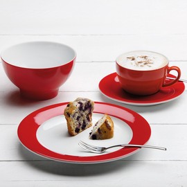 KAHLA 203501A72648C Pronto Colore Untertasse 12 cm warm gray|taupe Unterteller aus Porzellan