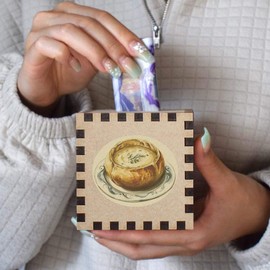 'Sourdough Bread Bowl Filled with Creamy Soup' Money Box/Piggy Bank (MB00113378)