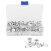 100pcs / box Aluminum Rivet Nut Threaded Rivet Insert Nut