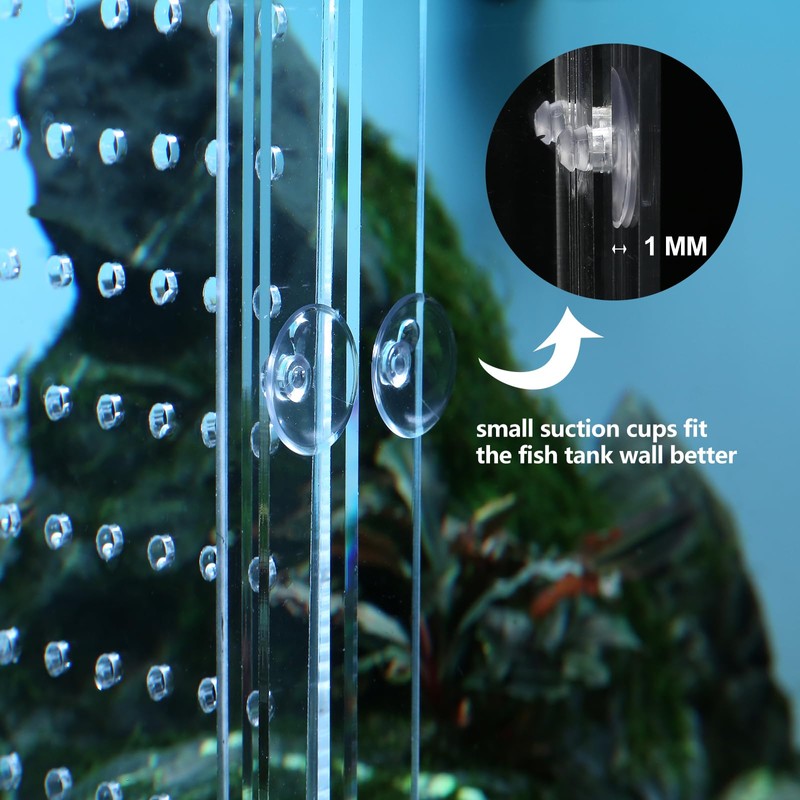 Acrylic Fish Tank Divider,10/15/20/55/75/125Gallon Tank Divider,Adjustment Clear Fish Tank Separator