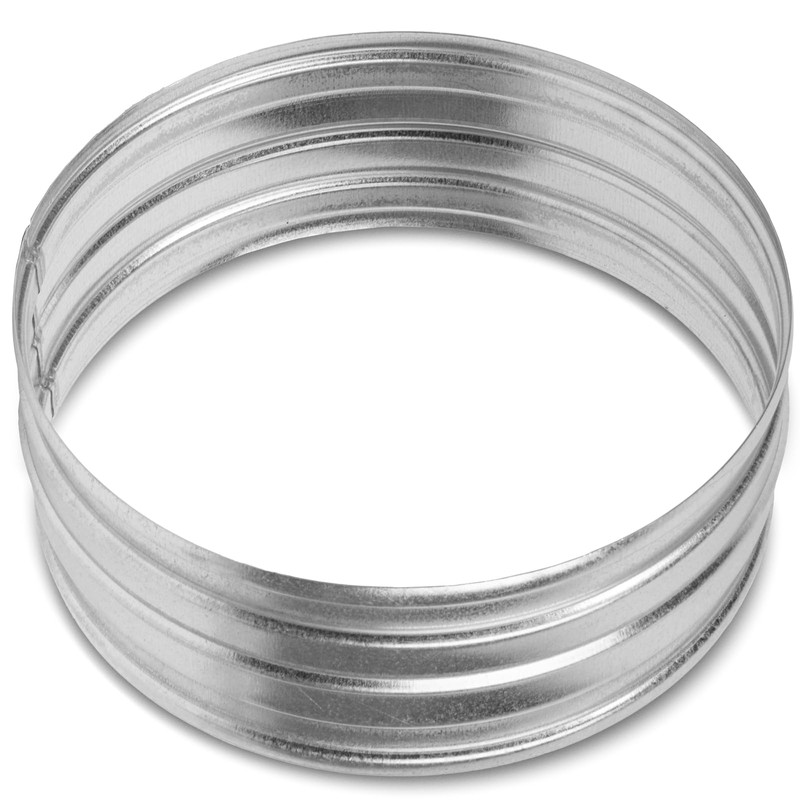10" Inch Galvanized Metal Vent Duct Connector - Round Extension