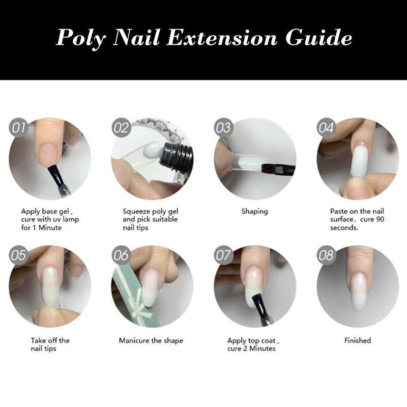 Poly Gel Nail Set, Poly Nail Gel Set, Polygel Starter