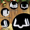 Christmas Light Hangers Clips 7/8 inch Fascia Board Clips Hooks