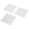 3pcs 36 Grids Acrylic Magnetic Shell Display Case Decorative Shell