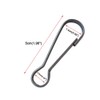Huouo 6 Pcs 2 Inches Flag Pole Snap Clip Hooks