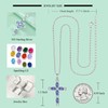 STARCHENIE Cross Necklace for Women 925 Silver Crucifix Tanzanite Jewelry