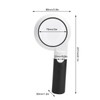 Handheld Magnifying Glass 5X Main Lens 20X Secondary Lens Magnification