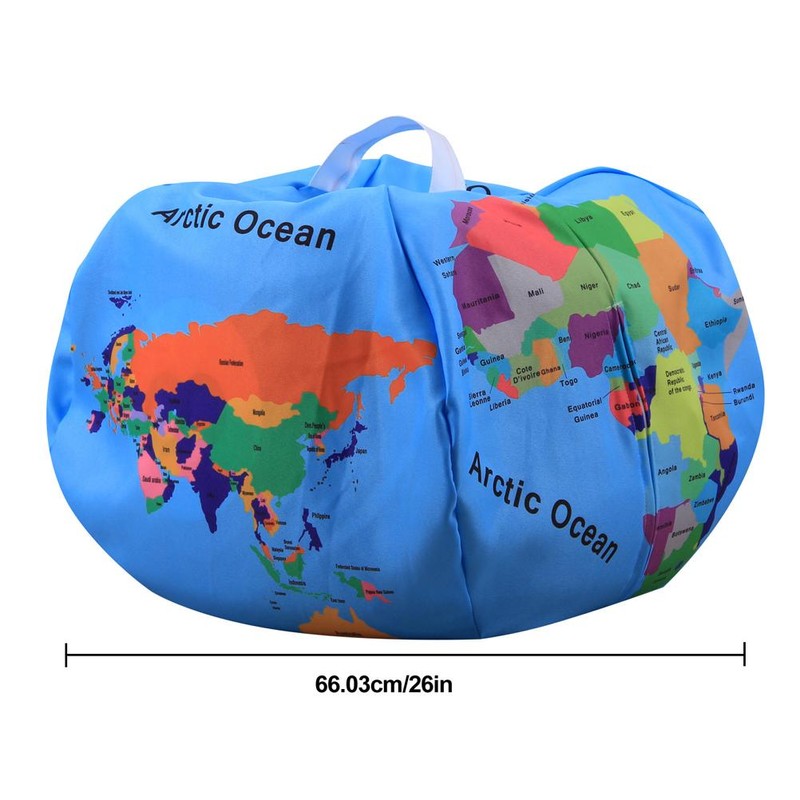 Storage Bean Bag Chair 26 Inch Beanbag Cover with Zipper
