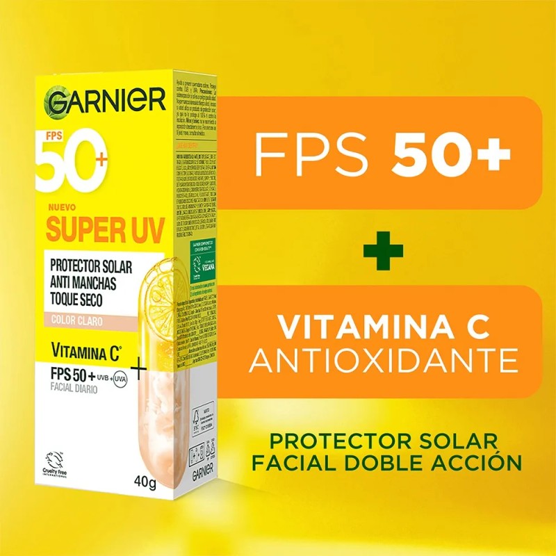 Garnier Super Toque Seco Fps Protector Solar Efecto Mate