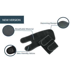 ObboMed MB-1850L Upper Arm Support Bandage with Magnets Support for Tennis and Golfers Elbow Training Tendonitis Arthritis Black L: 33.0 - 35.6 cm