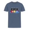 Rainbow Friends - Run T-Shirt (Kids, Heather Blue, 8-10)
