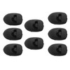 Generisch Bicycle Mudguard Clip Struts Attachment Holder Mudguard Holder (Black,