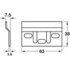 4 x Kitchen Cabinet Hanging Bracket Wall Mounting Hanger Plate