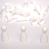 YCS Ltd White Halma Pawns 24mm x 25 Pack (Ages