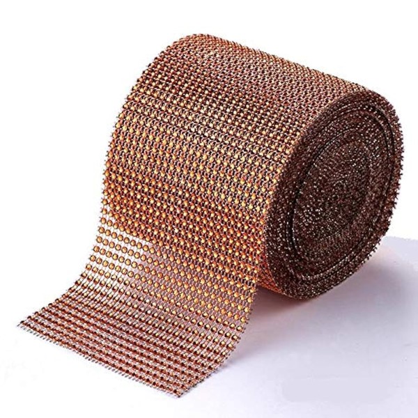 Diamond Rhinestone Mesh Ribbon Supreme Quality Sparkling Bling Wrap Ribbon