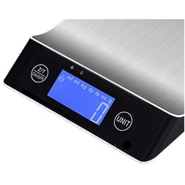 Kitchen Digital Multifunction Food Scale Silver, Stainless Steel Kitchen Helper
