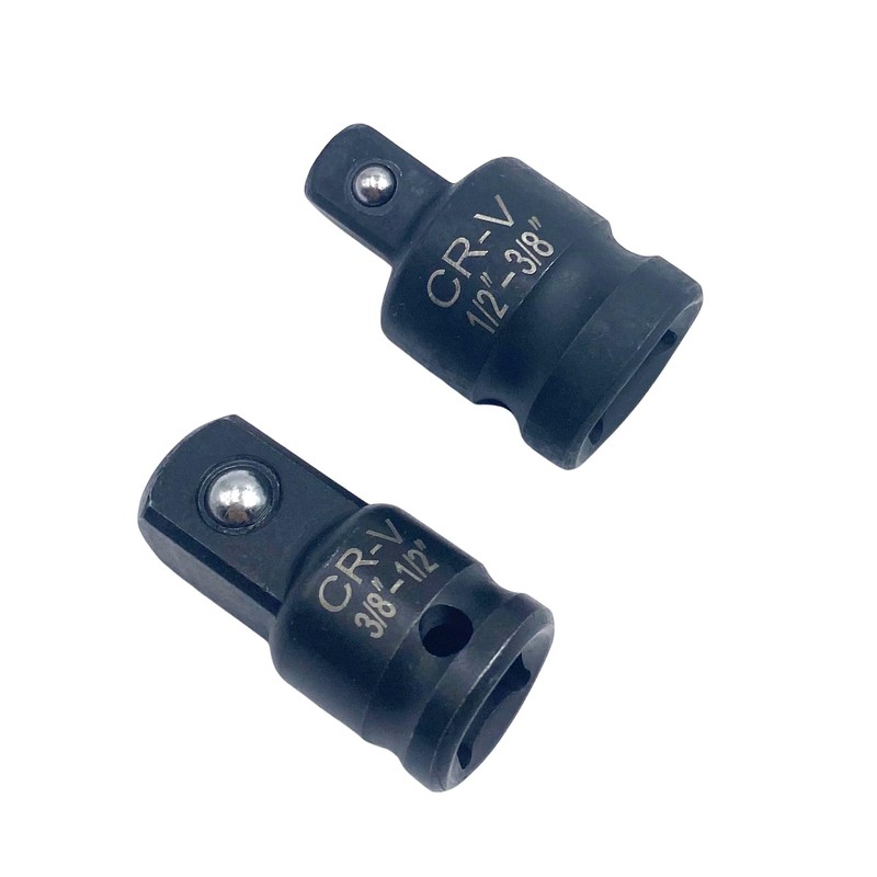 3/8" to 1/2" Socket Adapter and 1/2" to 3/8" Impact