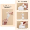 Segus Shower Soap Dispenser, 3 Pieces 800ml Shampoo and Conditioner